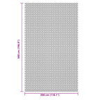 Tappeto da Tenda Antracite 5x3 m