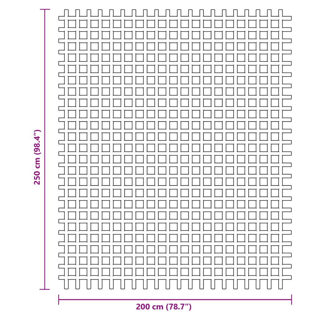 Tappeto da Tenda Blu 2,5x2 m