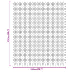 Tappeto da Tenda Blu 2,5x2 m