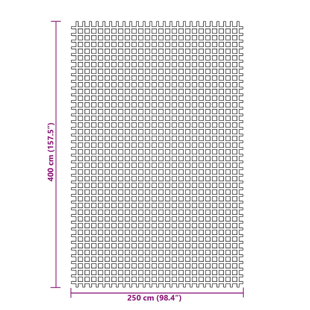 Tappeto da Tenda Blu 4x2,5 m
