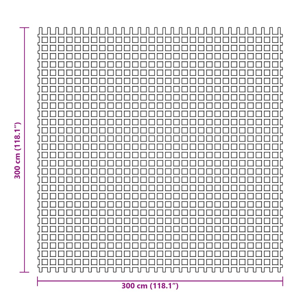 Tappeto da Tenda Blu 3x3 m