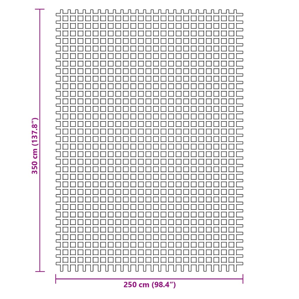 Tappeto da Tenda Verde 3,5x2,5 m
