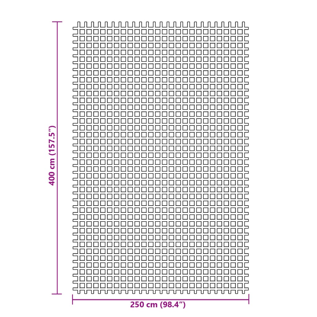 Tappeto da Tenda Verde 4x2,5 m