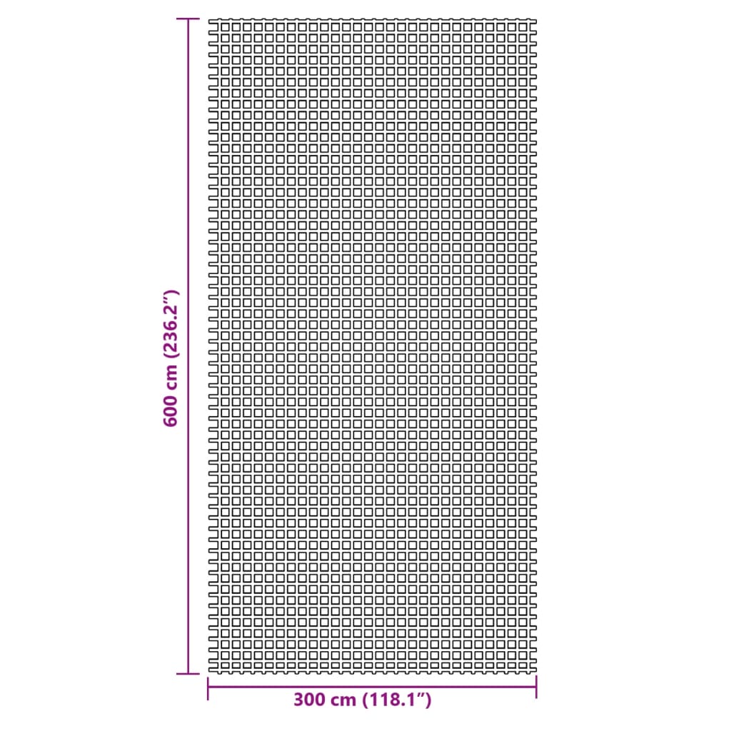 Tappeto da Tenda Verde 6x3 m