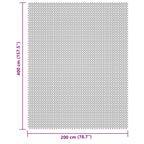 Tappeto da Tenda Crema 4x2 m