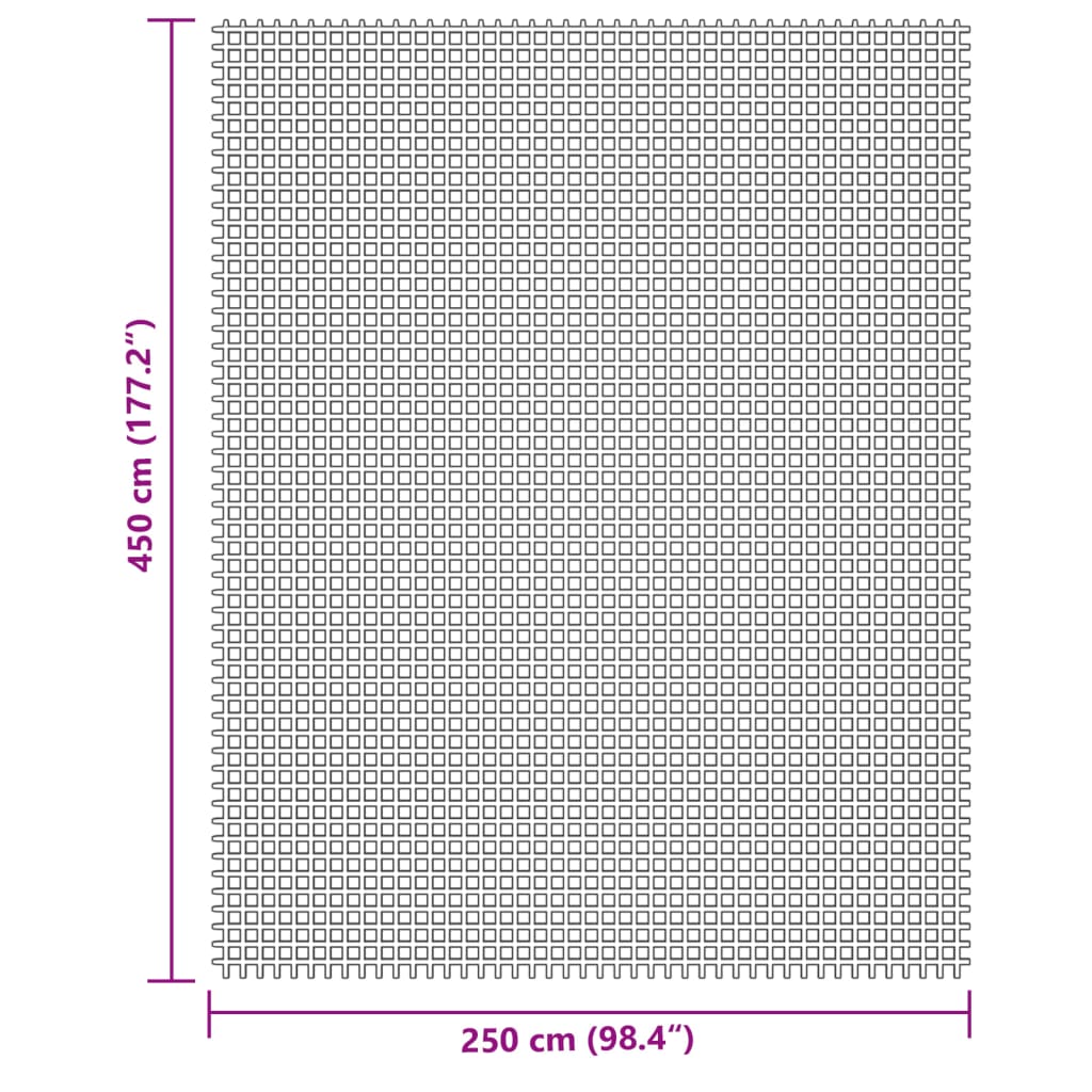 Tappeto da Tenda Crema 4,5x2,5 m