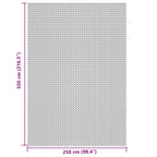 Tappeto da Tenda Crema 5,5x2,5 m