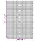 Tappeto da Tenda Crema 6x2,5 m