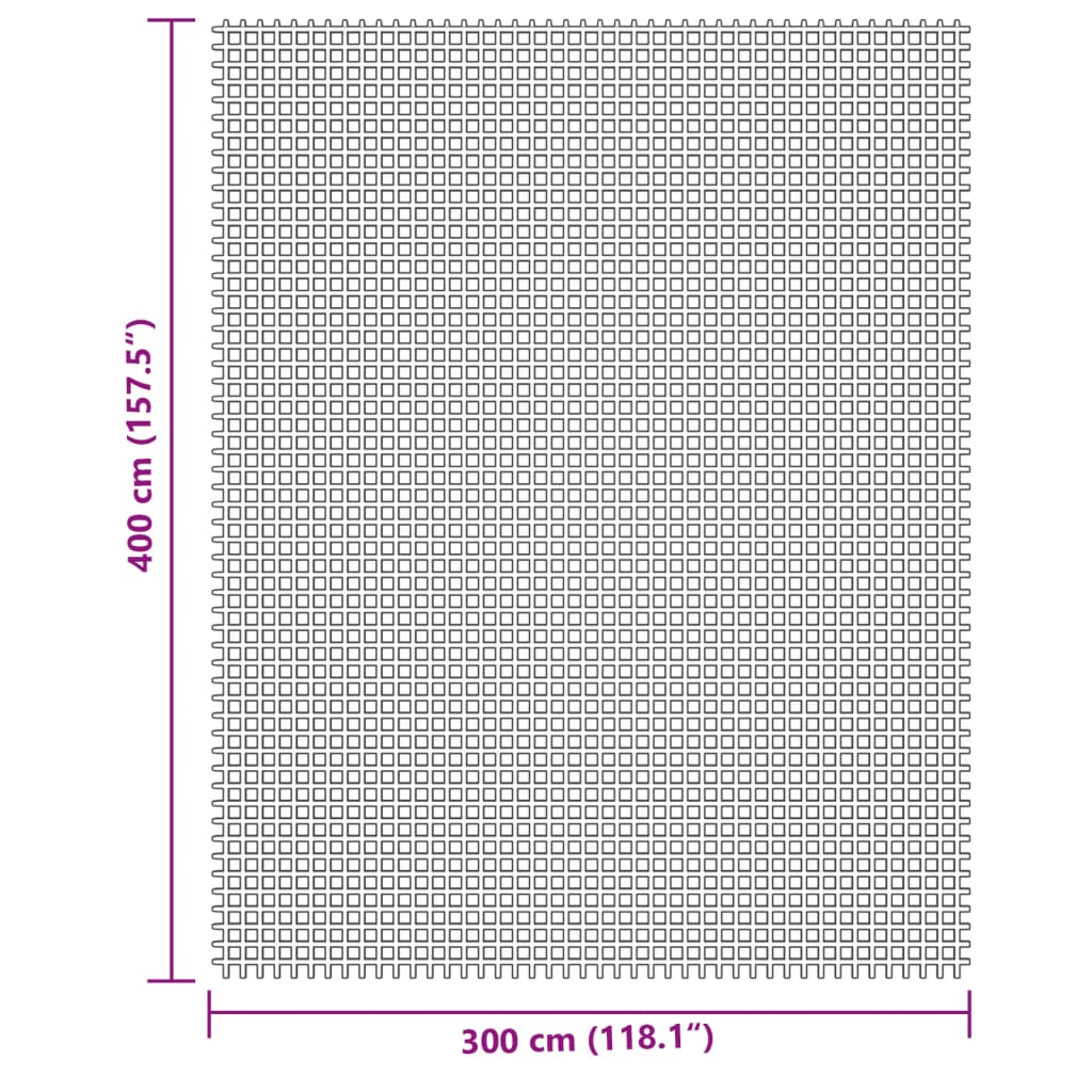 Tappeto da Tenda Crema 4x3 m
