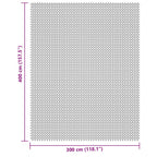 Tappeto da Tenda Crema 4x3 m