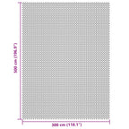 Tappeto da Tenda Crema 5x3 m