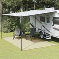 Tappeto da Tenda Crema 5x3 m