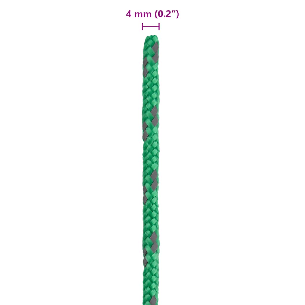 Corde per Tenda con Chiavi Riflettenti 8 pz 4 m 4 mm
