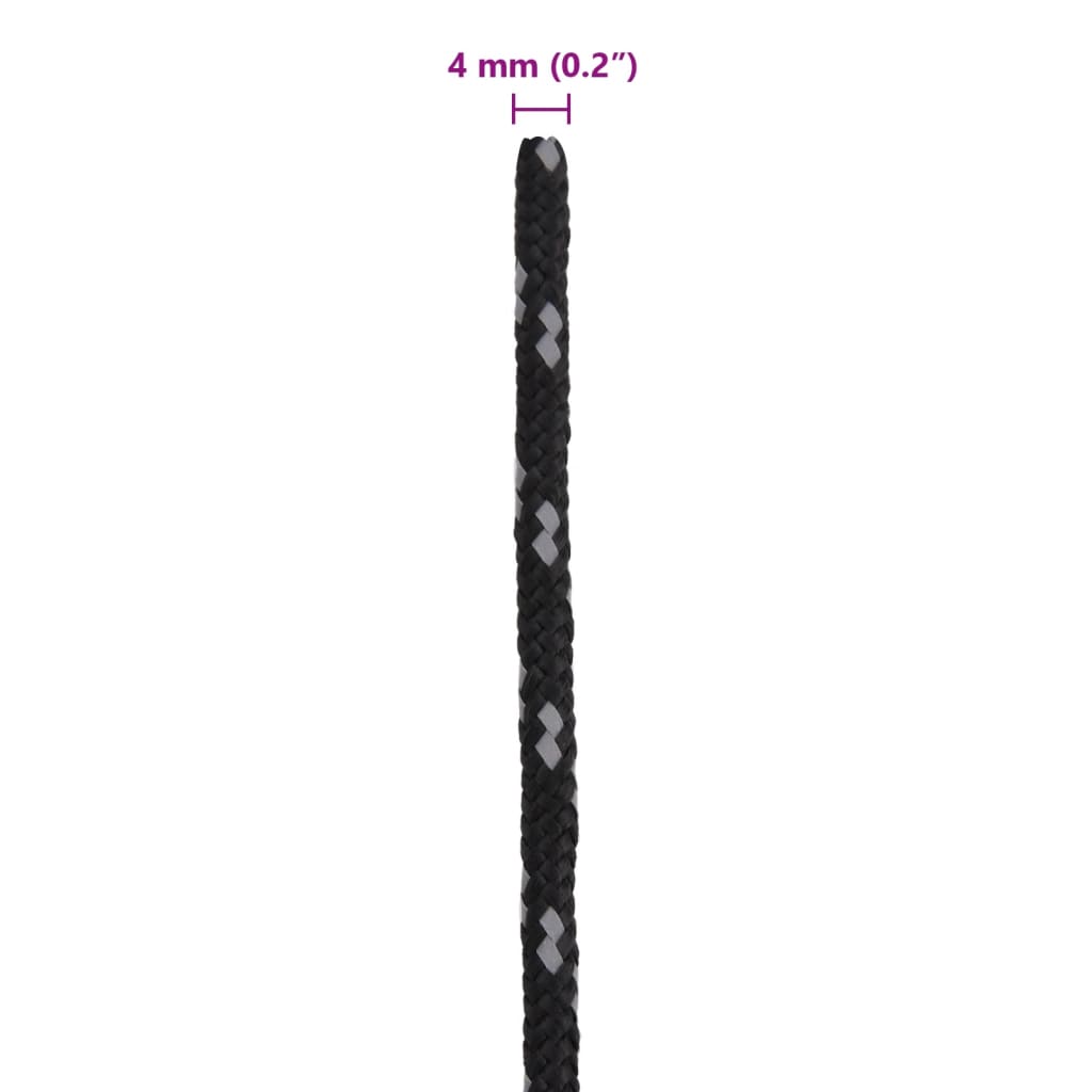 Corde per Tenda con Chiavi Riflettenti 8 pz 4 m 4 mm