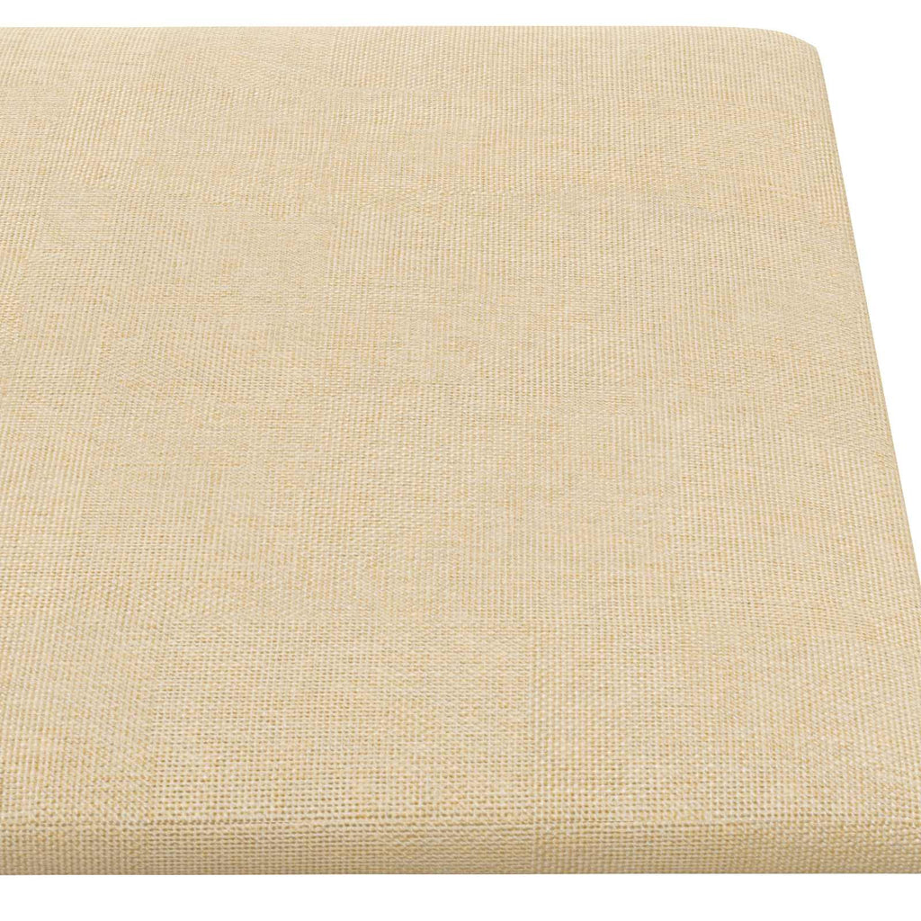 Testiera da Parete 12 pcs Crema 30 x 15 cm Tessuto