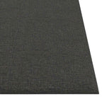 Testiera da Parete 12 pcs Grigio scuro 30 x 30 cm Tessuto