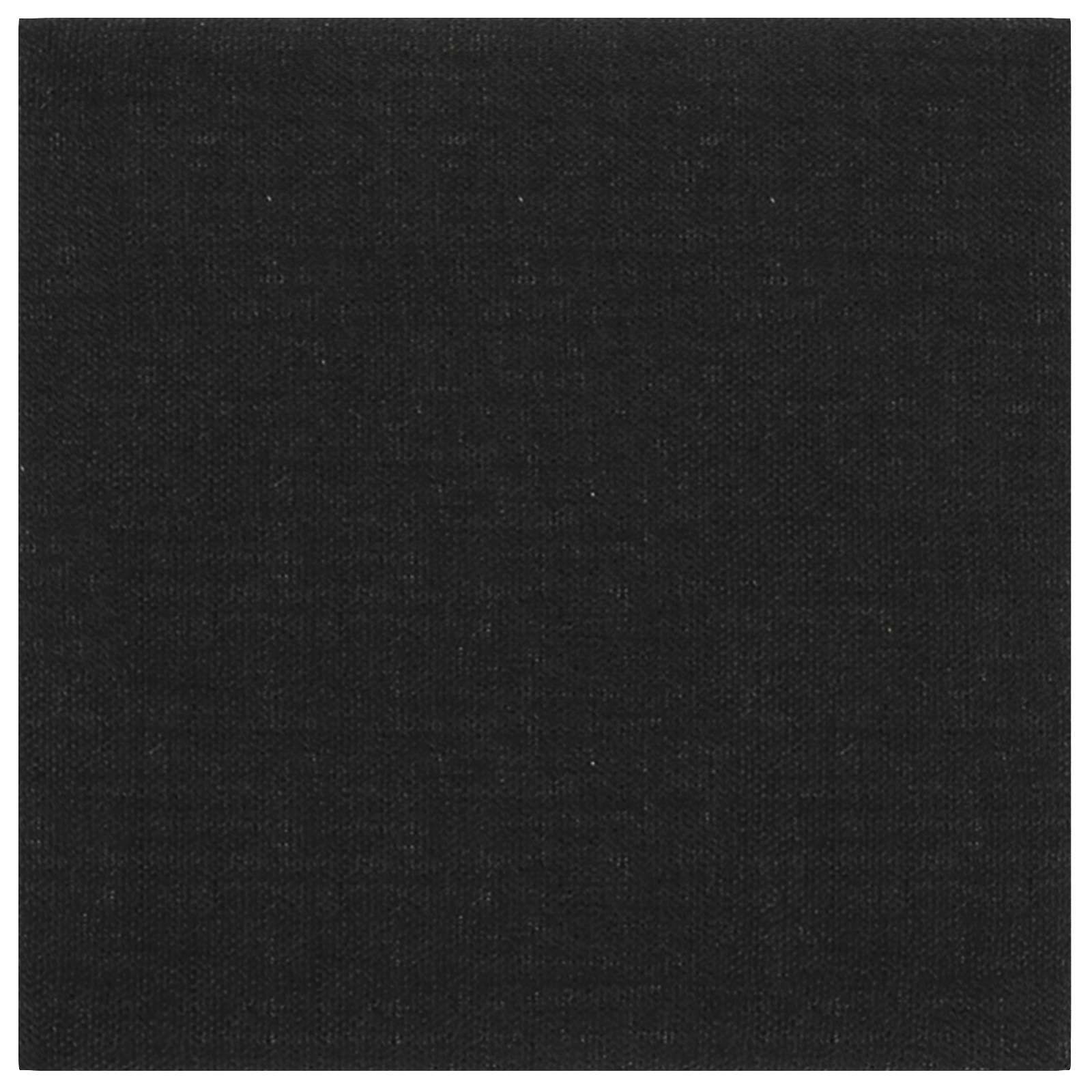 Testiera da Parete 12 pcs Nero 30 x 30 cm Tessuto