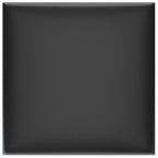 Testiera da Parete 12 pcs Nero 30 x 30 cm Tessuto
