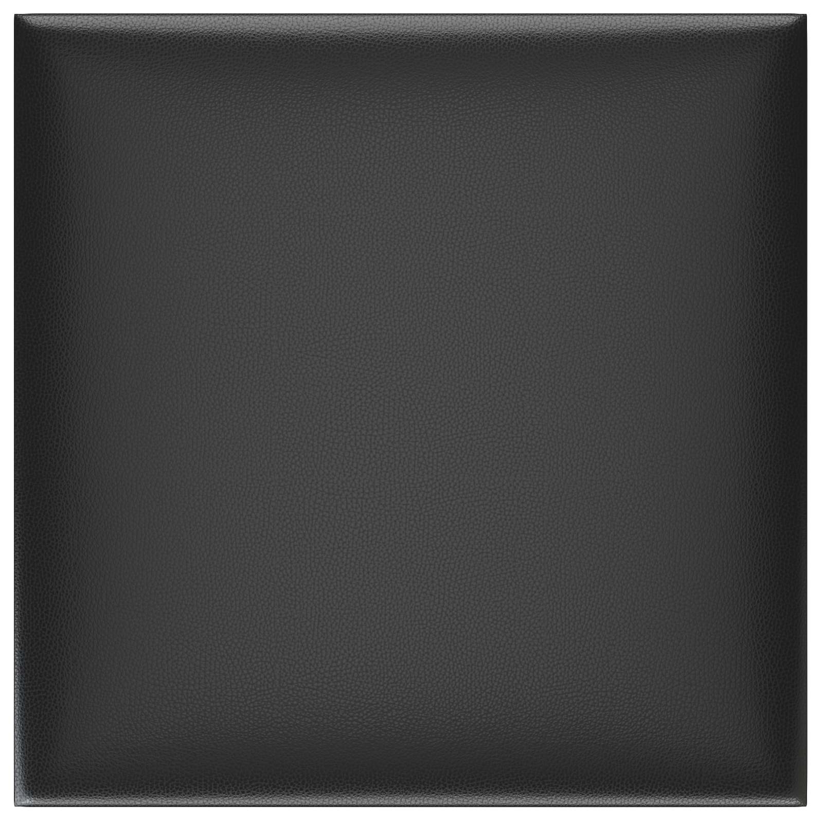 Testiera da Parete 12 pcs Nero 30 x 30 cm Tessuto