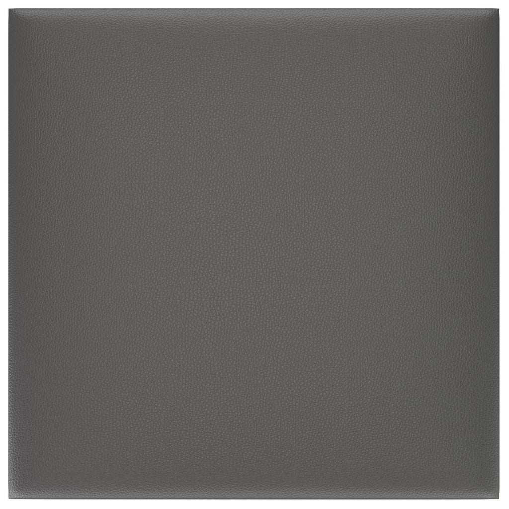 Testiera da Parete 12 pcs Grigio 30 x 30 cm Tessuto