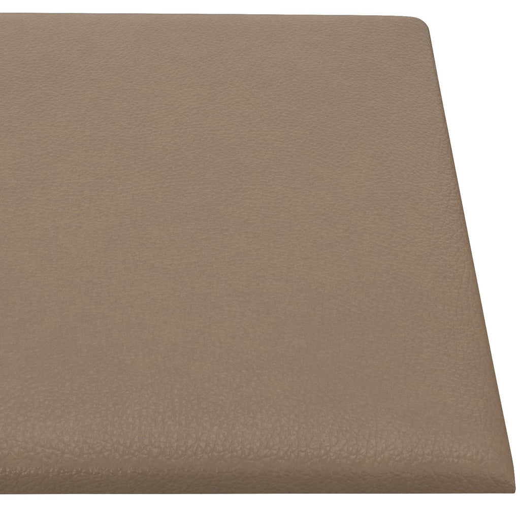 Testiera da Parete 12 pcs Cappuccino 30 x 30 cm Tessuto