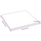 Testiera da Parete 12 pcs Cappuccino 30 x 30 cm Tessuto