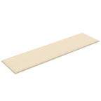 Testiera da Parete 12 pcs Crema 60 x 15 cm Tessuto