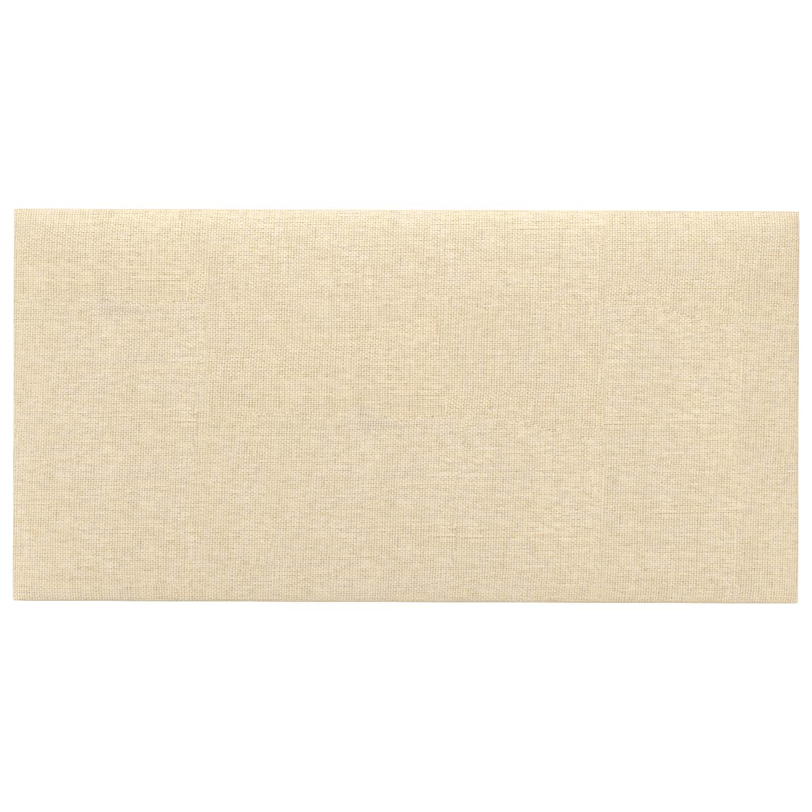 Testiera da Parete 12 pcs Crema 60 x 30 cm Tessuto