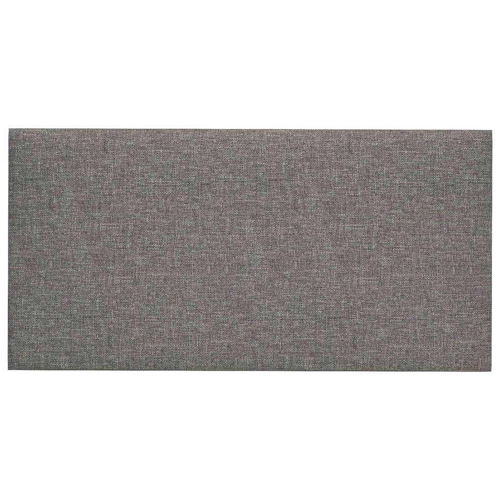 Testiera da Parete 12 pcs Grigio chiaro 60 x 30 cm Tessuto