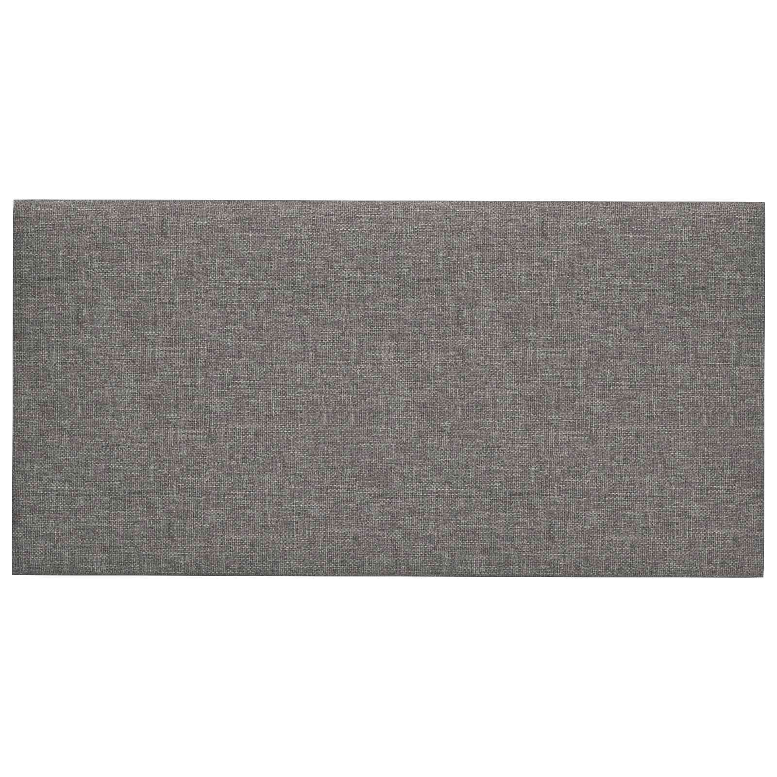 Testiera da Parete 12 pcs Grigio chiaro 60 x 30 cm Tessuto