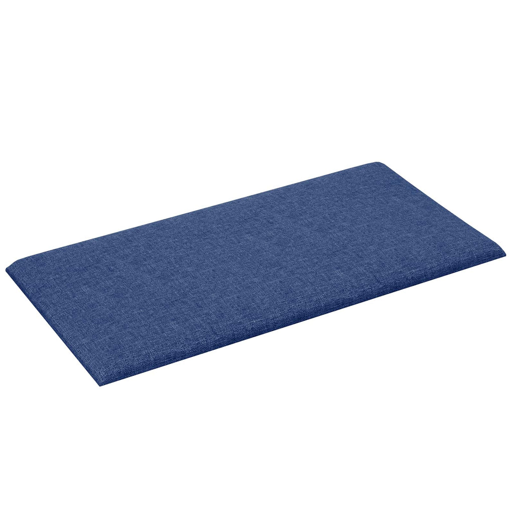 Testiera da Parete 12 pcs Blu 60 x 30 cm Tessuto