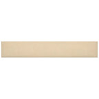 Testiera da Parete 12 pcs Crema 90 x 15 cm Tessuto
