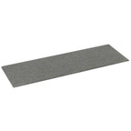 Testiera da Parete 12 pcs Grigio chiaro 90 x 30 cm Tessuto