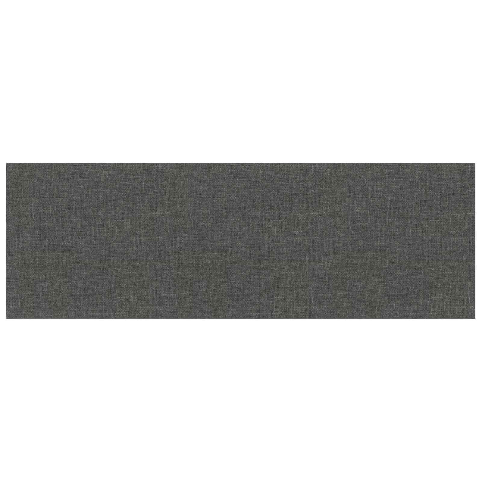 Testiera da Parete 12 pcs Grigio scuro 90 x 30 cm Tessuto