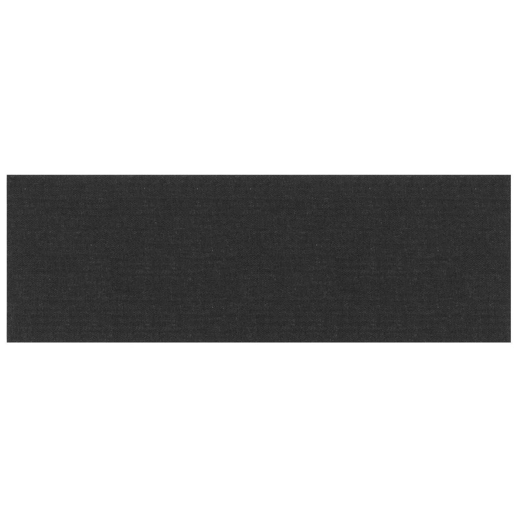 Testiera da Parete 12 pcs Nero 90 x 30 cm Tessuto