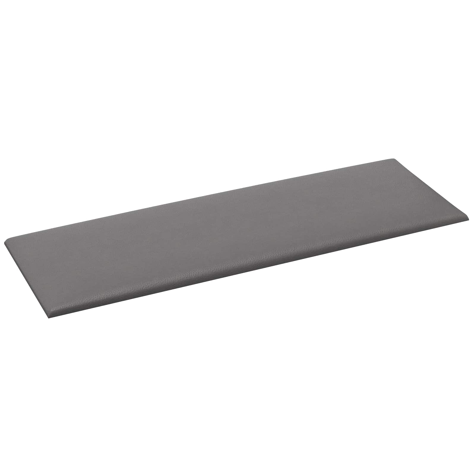 Testiera da Parete 12 pcs Grigio 90 x 30 cm Tessuto