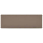 Testiera da Parete 12 pcs Cappuccino 90 x 30 cm Tessuto