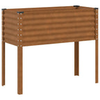 Fioriera da giardino 100x45x90 cm in acciaio corten
