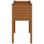 Fioriera da giardino 100x45x90 cm in acciaio corten