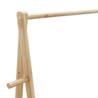 Appendiabiti con Ripiani 96x45,5x150,5 cm in Bambù