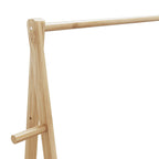 Appendiabiti con Ripiani 96x45,5x150,5 cm in Bambù