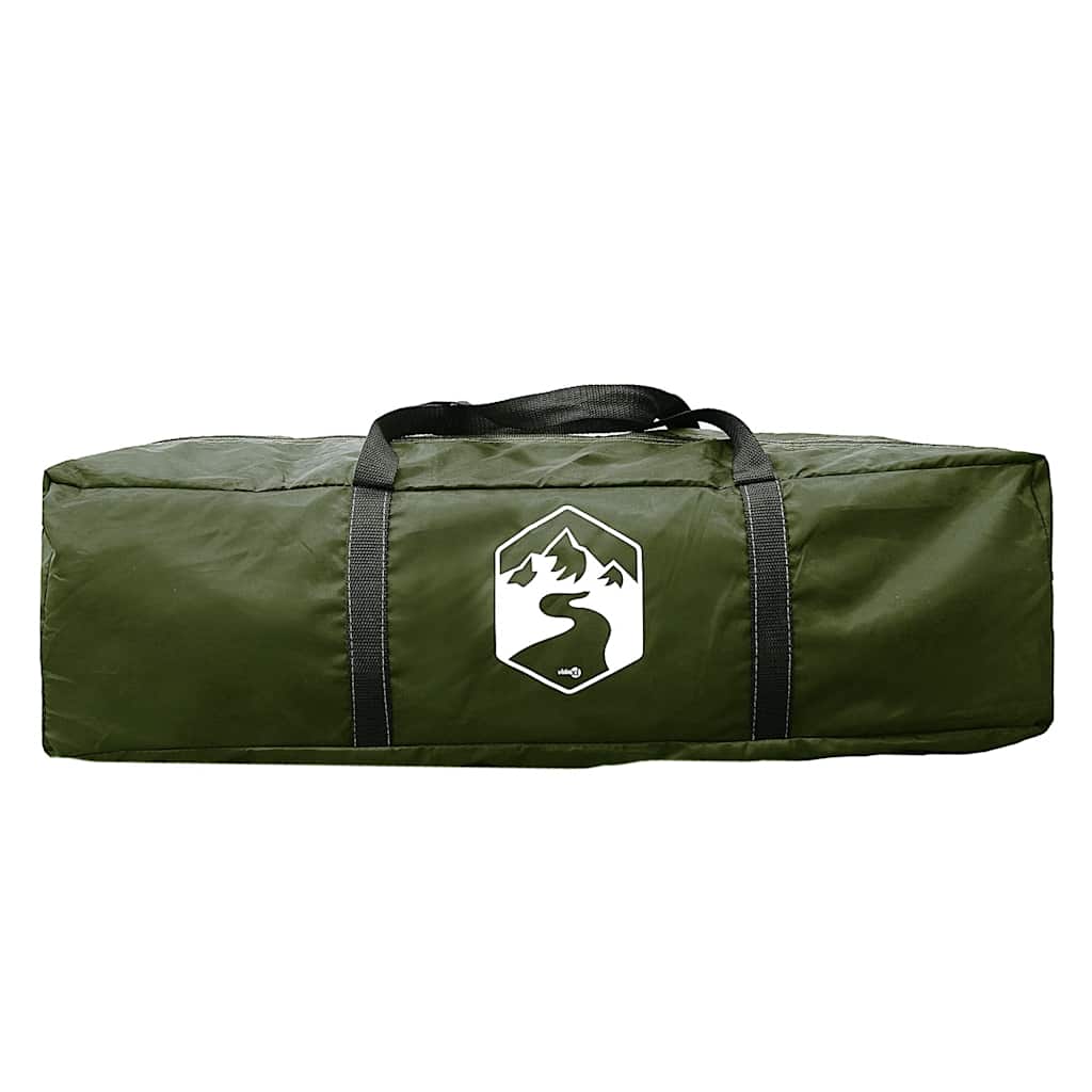 Tenda da Campeggio a Cupola per 6 Persone Verde Impermeabile