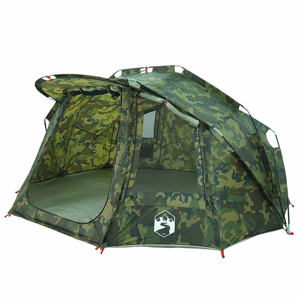 Tenda da Pesca per 5 Persone Mimetica Impermeabile