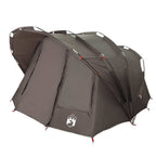 Tenda da Pesca per 5 Persone Marrone Impermeabile