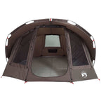 Tenda da Pesca per 5 Persone Marrone Impermeabile