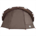 Tenda da Pesca per 5 Persone Marrone Impermeabile