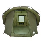 Tenda da Pesca per 4 Persone Verde Oliva Impermeabile