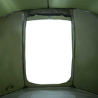 Tenda da Pesca per 4 Persone Verde Oliva Impermeabile