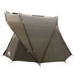 Tenda da Pesca per 4 Persone Marrone Impermeabile
