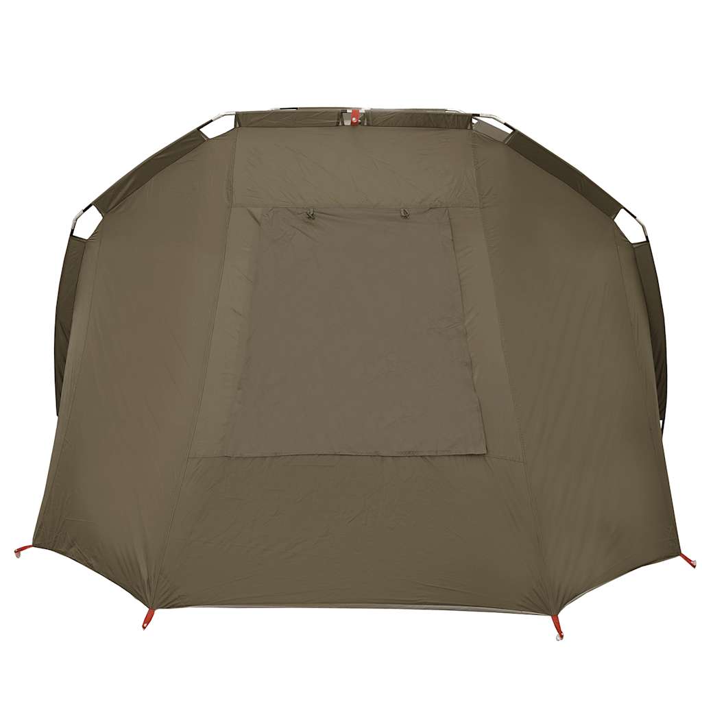 Tenda da Pesca per 4 Persone Marrone Impermeabile